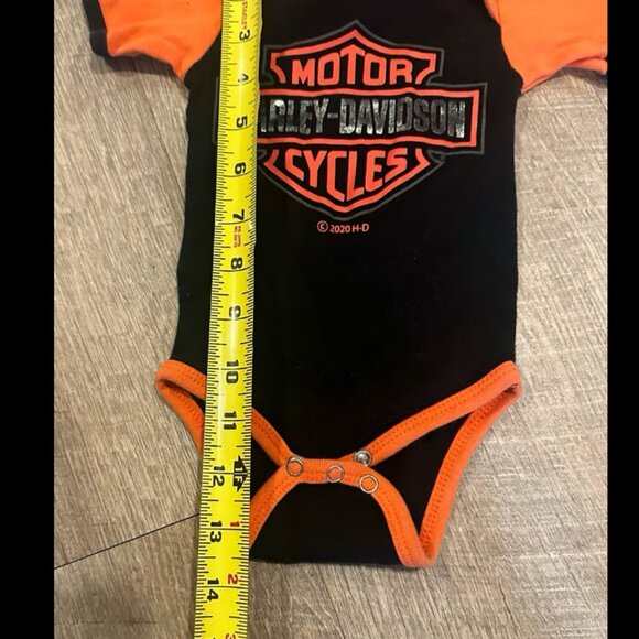 Harley Davidson Baby onesie 3/6Months - Picture 5 of 5